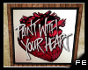 FE paint heart frame