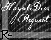 [Ra] HayatiDior Request