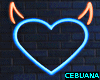 Neon Heart Sign