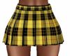 black-yellow miniskirt