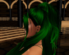 Green Long Wavy Ponytail