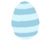 B.Striped Easter Egg