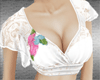 PF sexy white top bra