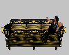 Black & Gold Elite Sofa
