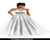 !White N Silver Gown