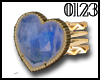 *0123* Blue Heart Ring