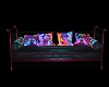 Neon Clown Girl Chaise