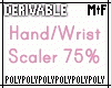 Hand/Wrist Scaler 75%