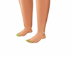 PRETTY FEET W/ GREEN