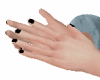 Nails Black Hand