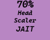70% Head Scaler