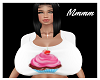 !++A Cupcake T-Shirt Whi