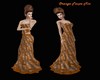 AO~Orange Taupe Mix Gown