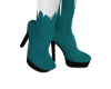 Lace Blue Boots