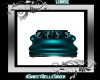 Teal Wolf Chaise