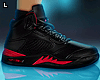 5s Sneakers Red&Black