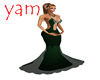 yam: green dress