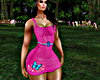 spring pink mini denum