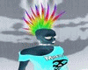 Punk Rainbow Mohawk