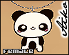 [Aiko]Fem Panda Necklace