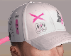 Pink White Cap