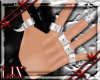 :LiX: Claw Rings -Silver