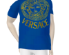 Royal Blue Versace Shirt