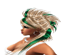Blonde Green MoHawk