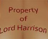 Property of Ld. Harrison