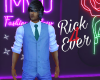 DERIVABLE VEST- BLUE