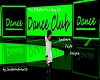 Dance club/lime green