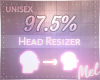 M~ Head Scaler 97.5%