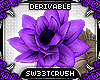 S|Purple Flower R Head