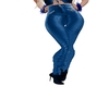 Leather Jeans Blue YMN