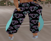 Pants casual diamonds