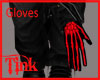 Mens Gloves Red