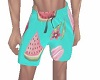 Watermelon swim shorts