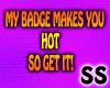 Hot badge #SS