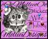 [M]Sticker~Wedding Skull