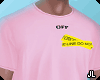 ▲T-Shirt OFF Pink