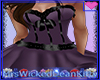 Purple corset dress