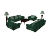 sofa set green