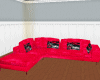 {M} Luscious Red Sofa
