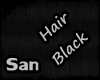 !San! Hair Emo Black