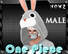 !W One Piece Bunny Male*
