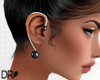 DR- Silver onyx earrings