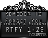 E| Remember 2 Forget You