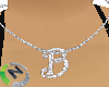 B Letter Necklace Name