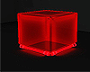 Red Neon Cube