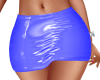 Blue Latex Skirt RL